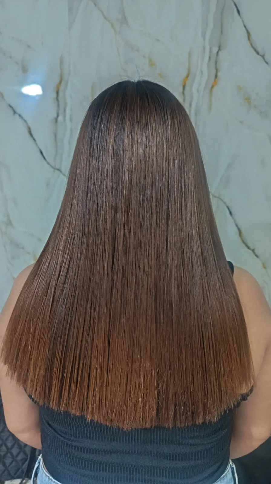 Resultado final con brillo y forma profesional