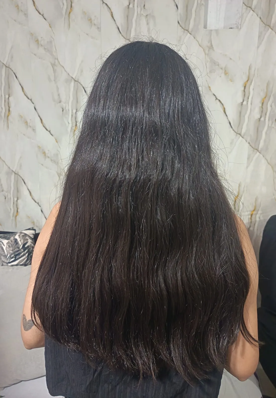Corte de cabello antes del servicio de barbería